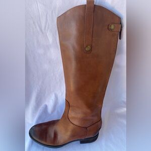Sam Edelman Women’s Penny Tall Riding Boots Whiskey British Tan Size 7.5M